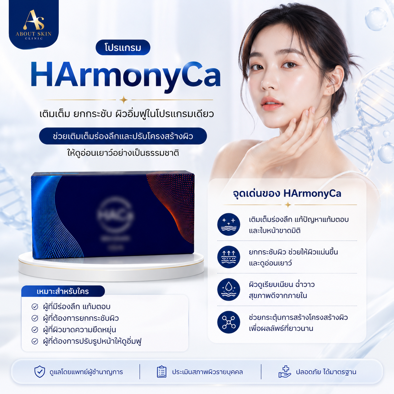 โปรแกรมงานผิว About Skin Clinic HArmonyCa