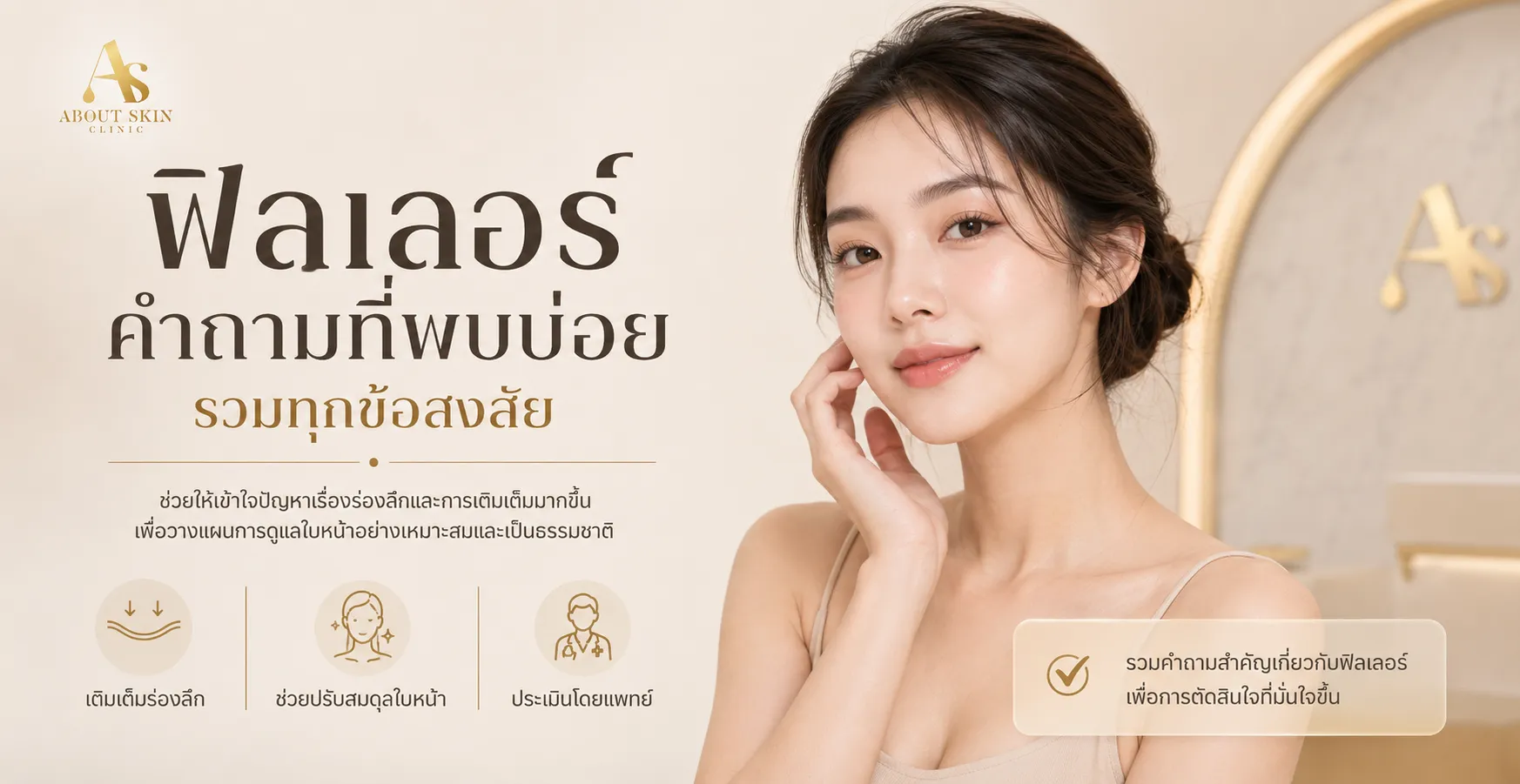 ภาพประกอบบทความ ฟิลเลอร์ คำถามที่พบบ่อย รวมทุกข้อสงสัย - About Skin Clinic