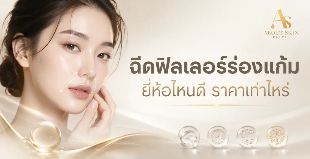 ภาพประกอบบทความ โปรแกรมฉีด Filler (ฟิลเลอร์) คืออะไร ฉีดตรงไหนได้บ้าง - About Skin Clinic
