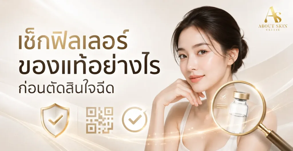 ภาพประกอบบทความ เช็กฟิลเลอร์ของแท้อย่างไร ก่อนตัดสินใจฉีด - About Skin Clinic