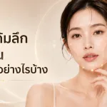 ภาพประกอบบทความ ร่องแก้มลึก คางสั้น แก้ไขได้อย่างไรบ้าง - About Skin Clinic