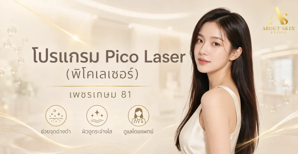 ภาพประกอบบทความ โปรแกรม Pico Laser (พิโคเลเซอร์) เพชรเกษม 81 - About Skin Clinic