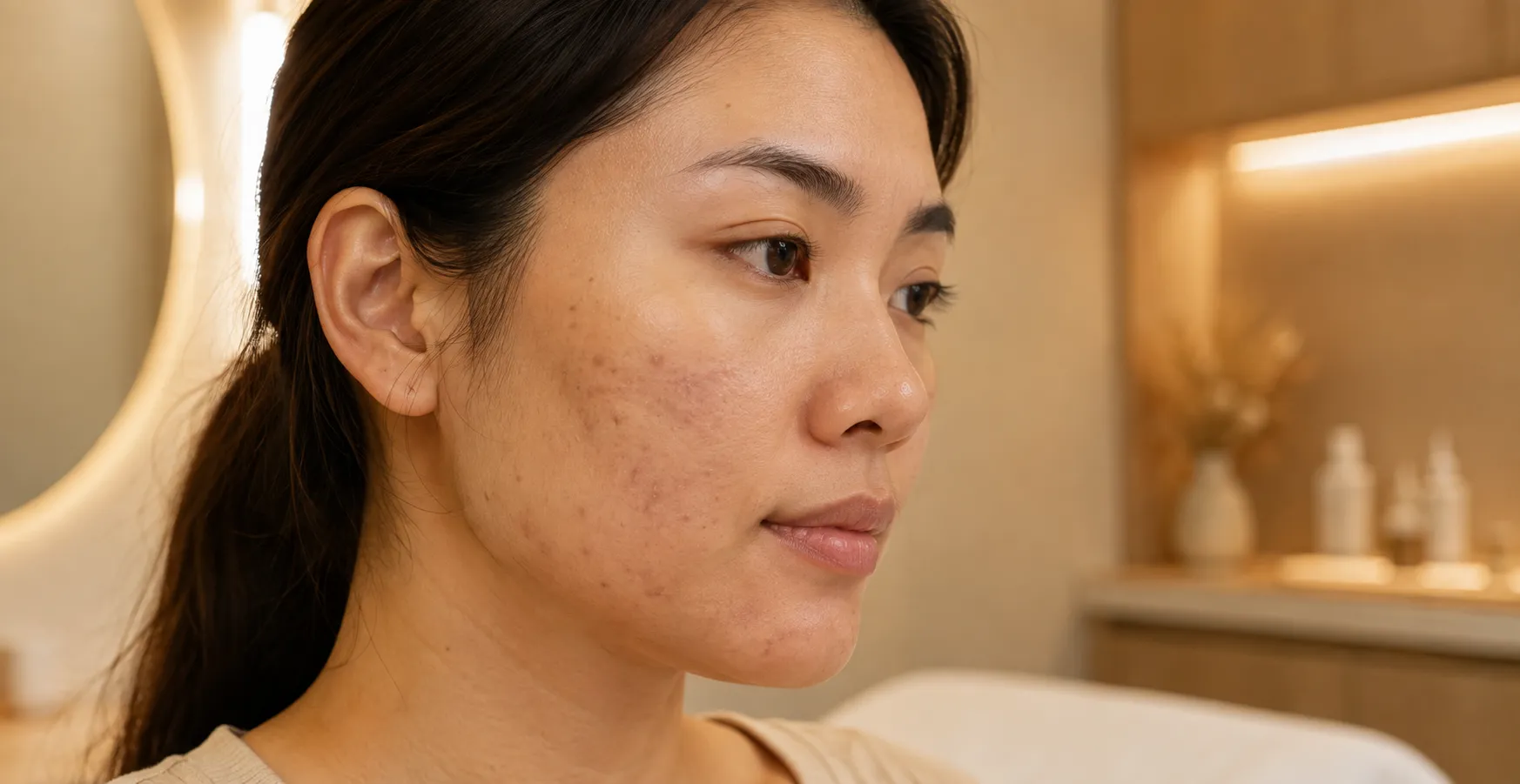 ภาพประกอบบทความ Post-Acne Marks vs Acne Scars: What's the Difference - About Skin Clinic