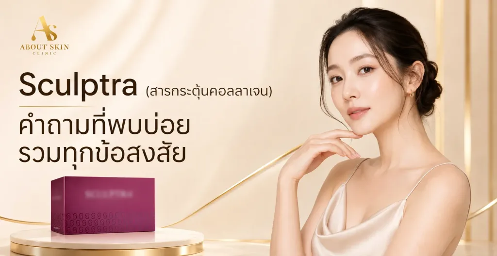 ภาพประกอบบทความ Sculptra (สารกระตุ้นคอลลาเจน) คำถามที่พบบ่อย - About Skin Clinic