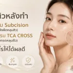ภาพประกอบบทความ โปรแกรม Subcision (ตัดพังผืดหลุมสิว) vs โปรแกรม TCA CROSS (แต้มกรดหลุมสิว) รักษาหลุมสิวแบบไหนดีกว่า - About Skin Clinic