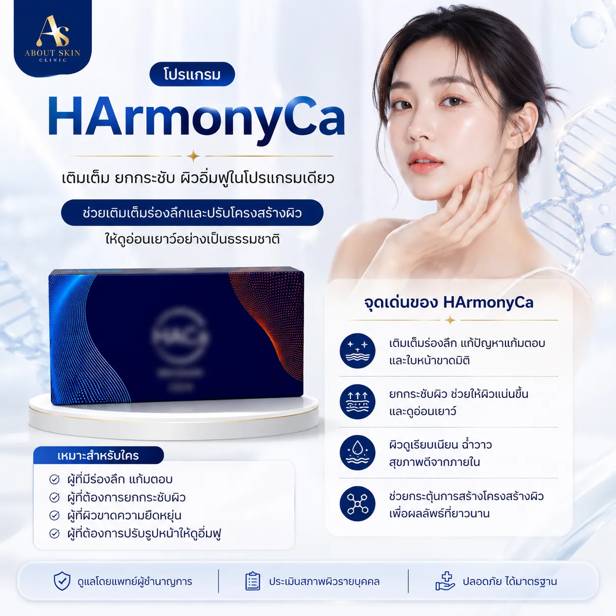 โปรแกรมงานผิว About Skin Clinic HArmonyCa
